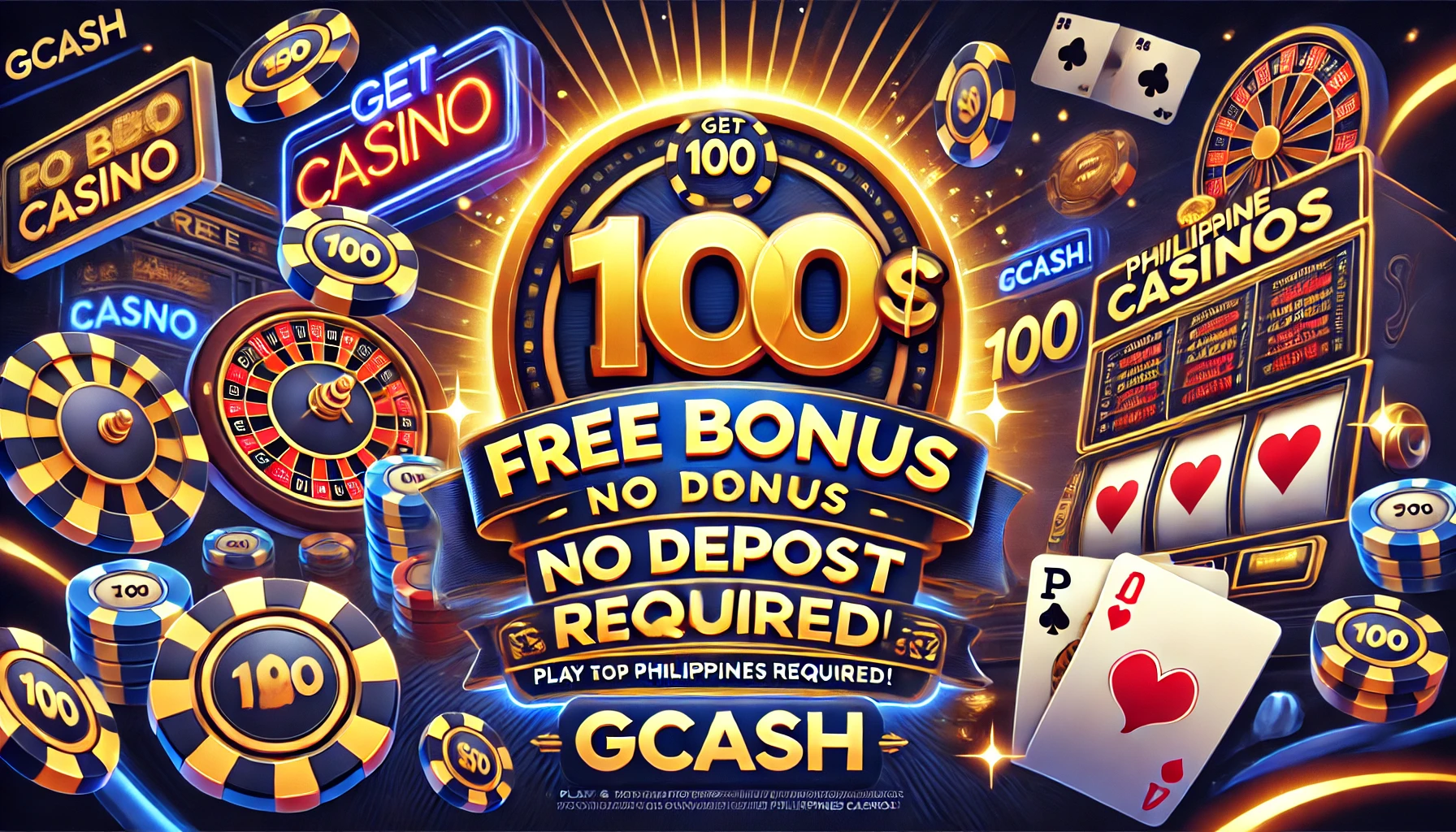 100 Free Bonus Casino No Deposit GCash – Claim & Play Now!